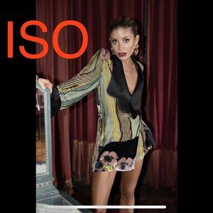 ISO Rat & Boa Ileana Tuxedo Wrap Dress